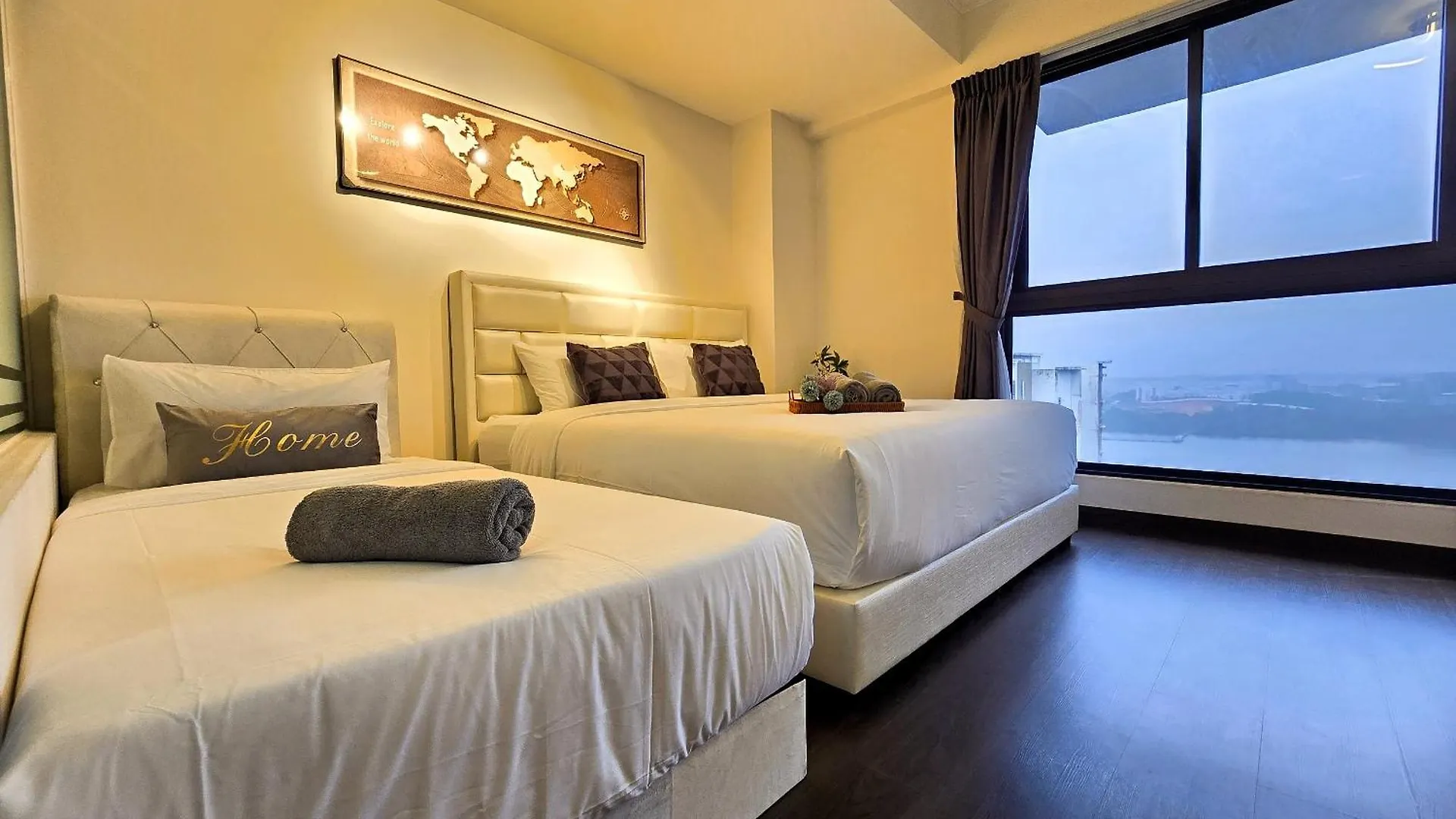 شقة Loft Suite Seaview 2Br Jb Ciq 7Pax جوهر بهرو