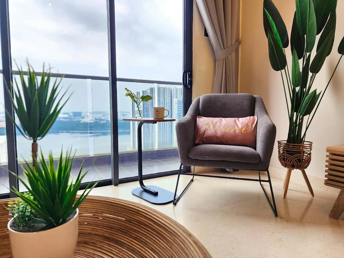 Loft Suite Seaview 2Br Jb Ciq 7Pax Джохор-Бару Апартаменты